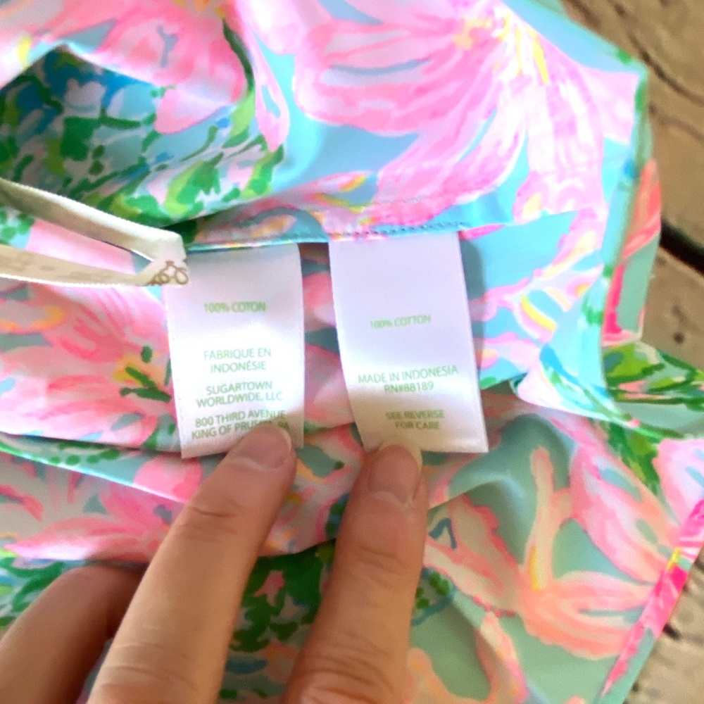 Lilly Pulitzer Zeldia One Shoulder Ruffle Top NWT - Picture 9 of 10